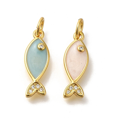 Латуни циркония кубической подвески, без кадмия, без никеля и без свинца, рыбы прелести, с целью перехода в кольце