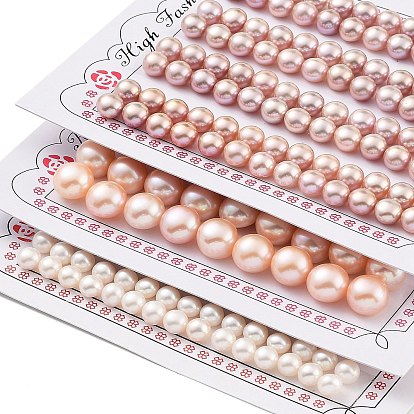 Сорт 6бусины из натурального культивированного пресноводного жемчуга, половине просверлил, полукруглые бусины