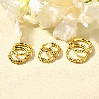 304 серьги из нержавеющей стали для женщин, ионное покрытие (ip), кольцо