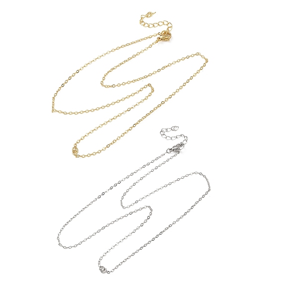 1.5мм латунный кабель цепочка изготовление ожерелья, без кадмия и без свинца, долговечный, стойки покрытие