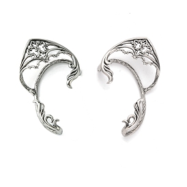 2Pcs 316 Surgical Stainless Steel Cuff Earrings, Fairy Ears