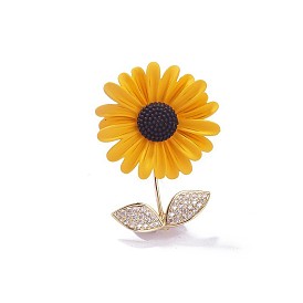 Sunflower Lapel Pin: Cute, Elegant, High-end Suit Accessory for Women