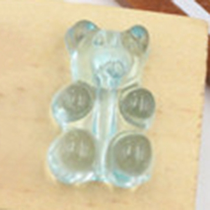 Transparent Acrylic Beads, Bear