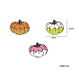 Colorful Cartoon Pumpkin Brooch for Halloween Gift, Fun Badge for Kids and Girls