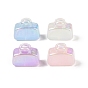 Opaque Acrylic Beads, with Glitter, Bag