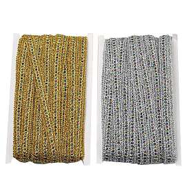 Polyester Glitter Lace Trim, for Curtain, Home Textile Decor