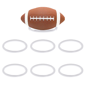 Прозрачные акриловые стенды для регби, овальный держатель мяча для футбола, волейбола