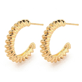 Alloy Stud Earring, with Steel Pin