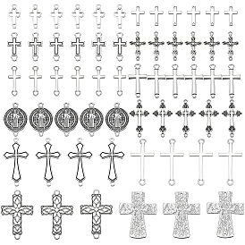 72 шт. 12 стили из сплава в тибетском стиле, без свинца и без кадмия, перекрестные ссылки