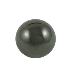 Magnetic Synthetic Hematite Beads, Gemstone Sphere, No Hole/Undrilled, Round
