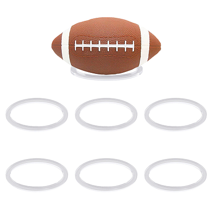 Прозрачные акриловые стенды для регби, овальный держатель мяча для футбола, волейбола