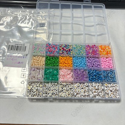 DIY Donut Glass & Acrylic Beads Bracelets Making Kits