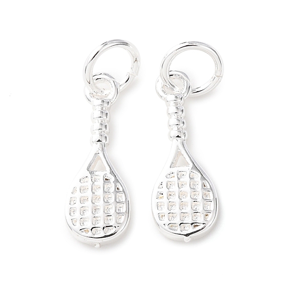 Латунные подвески, прелести ракетки, стойки покрытие, долговечный, без кадмия и без свинца, с целью перехода в кольце