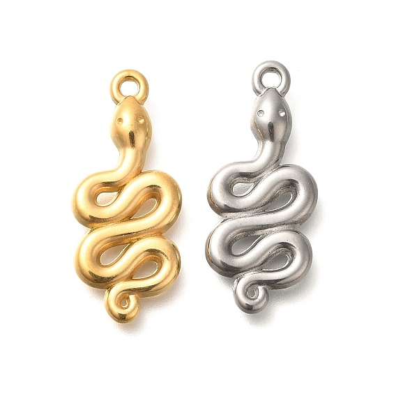 Ионное покрытие (ip) 304 подвески из нержавеющей стали, очарование змеи