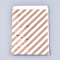 Diagonal Stripe Pattern Eco-Friendly Paper Bags, Gift Bags, Shopping Bags, Rectangle