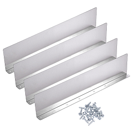 Алюминиевый прямоугольный водосточный желоб, брызгозащитный кожух