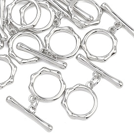 Shegrace Messing-Knebelverschlüsse, Cadmiumfrei und Nickel frei und Bleifrei, Ringform