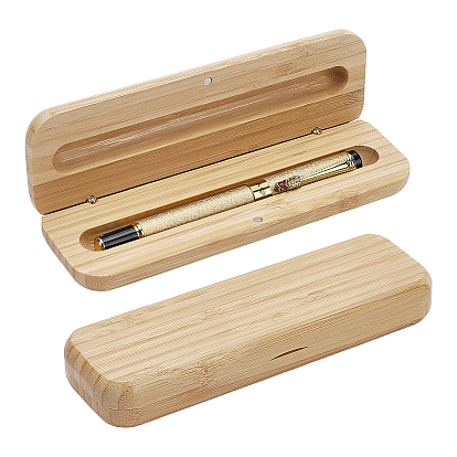Rectangle Bamboo Pen Storage Case, Gift Box