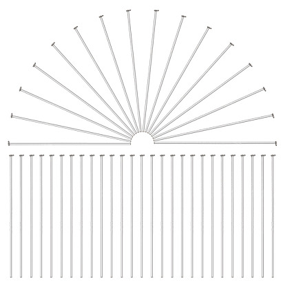 300шт. 304 штифты с шаровой головкой из нержавеющей стали