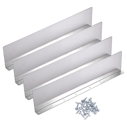 Алюминиевый прямоугольный водосточный желоб, брызгозащитный кожух