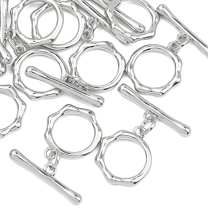 Shegrace Messing-Knebelverschlüsse, Cadmiumfrei und Nickel frei und Bleifrei, Ringform