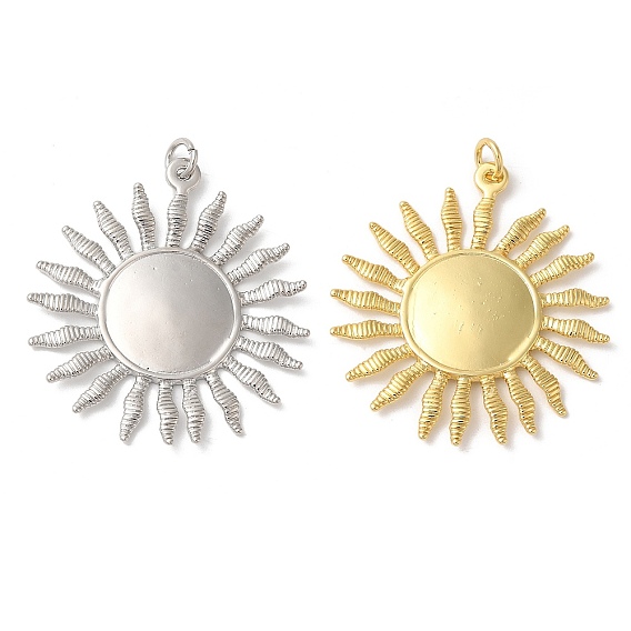 Подвески из солнечной латуни с покрытием стойки, с целью перехода в кольце, долговечный, без кадмия и без свинца