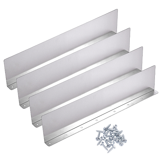 Алюминиевый прямоугольный водосточный желоб, брызгозащитный кожух