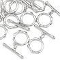 SHEGRACE Brass Toggle Clasps, Cadmium Free & Nickel Free & Lead Free, Ring Shape