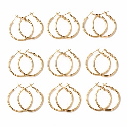 304 Stainless Steel Hoop Earrings