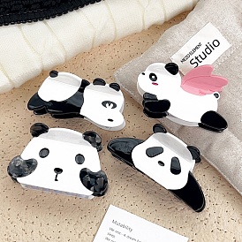 Cellulose Acetate Claw Hair Clips, Hair Accessories for Women & Girls, Panda