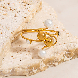 304 палец кольца из нержавеющей стали, пластиком и горный хрусталь