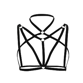 Спандекс эластичная сила пляж бикини сексуальный геометрический крест одежда, цепь тела