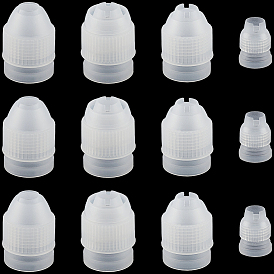 12 шт. 4 стили пластиковый кондитерский мешок для глазури конвертер насадок, инструмент для украшения торта