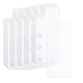 50Pcs Rectangle PP Plastic Notebook Index Divider Sheets, Tab Divider for Binder