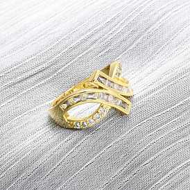 Манжеты из латуни с микро паве кубический цирконий для женщин