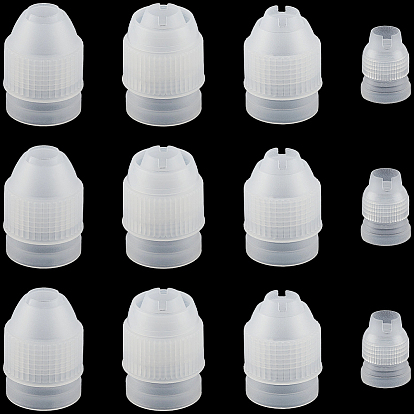 12 шт. 4 стили пластиковый кондитерский мешок для глазури конвертер насадок, инструмент для украшения торта