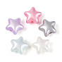 Непрозрачные акриловые бусины с УФ-покрытием, бусина в бусине, жемчужные, звезда
