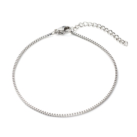 316 Surgical Stainless Steel Box Chain Bracelets