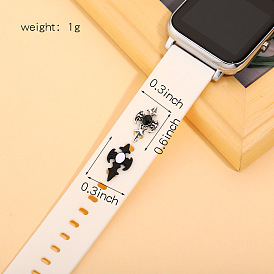 Suitable for? Silicone watch strap, retro accessories, cross decorative nail strap buckle