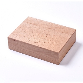 Wooden Wax Seal Stamp Boxes, with Black Sponge, for Wax Seal Stamp Sets