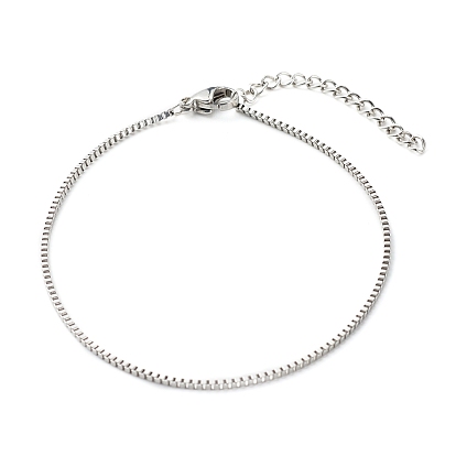 316 Surgical Stainless Steel Box Chain Bracelets