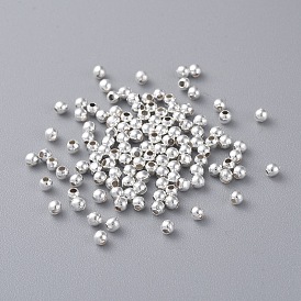 Iron Spacer Beads, Cadmium Free & Lead Free, Round, 2x2mm, Hole: 1mm