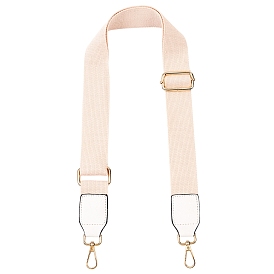 Bandoulière en coton, avec les accessoires en fer et les accessoires en alliage, pour accessoires de remplacement de sangles de sac