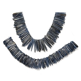 Натуральный кианитовые бисер пряди, самородки, топ-направленный