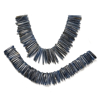 Натуральный кианитовые бисер пряди, самородки, топ-направленный