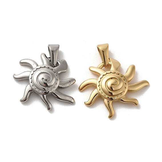 Вакуумное покрытие pvd 304 подвески из нержавеющей стали, очарование солнца