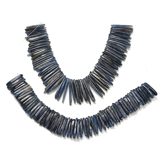 Натуральный кианитовые бисер пряди, самородки, топ-направленный