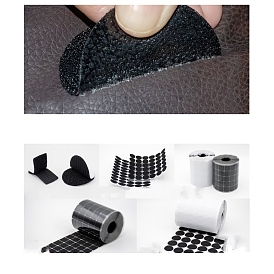 Double-Sided Adhesive Hook and Loop Dots, Nylon Magic Tapes