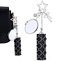 1alliage PC et 667 acier inoxydable macramé, pendentifs et décorations, avec fermoir fer