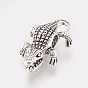 50европейские бусины из сплава, бусины с большим отверстием, Крокодил / Аллигатор